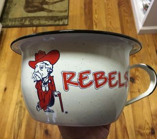 Vintage Ole Miss Rebels,  Col.  Reb Bowl Pot