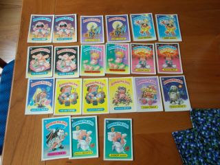 Garbage Pail Kids,  1985,  21 Cards