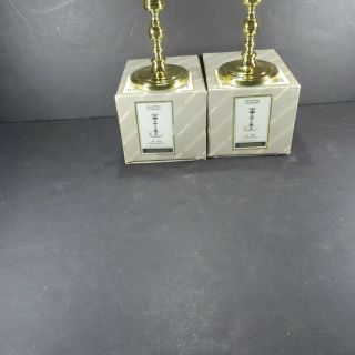 Baldwin - 2 Polished Brass Candlestick Holders 7205 / 3