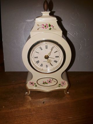 Vintage Unusual Westclox Miniature Alarm Clock Wind Up