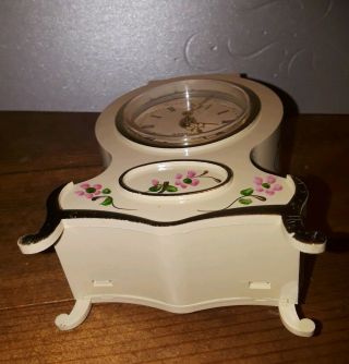 Vintage Unusual Westclox Miniature Alarm Clock Wind Up 3