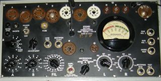 Vintage I - 177,  A,  B Tube Tester Calibration Service