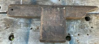 Antique Primative Wooden Saw Vise - Old Tool Vintage Woodworking Carpenter