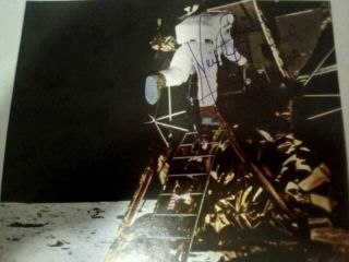 Neil Armstrong; Signed (autographed) Vintage Photo,  With.  Brazil Travel