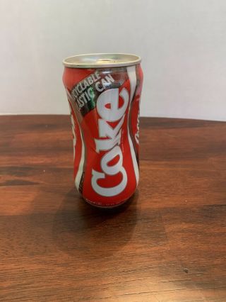 Vintage Coca Cola Classic Recyclable Plastic Can 9oz