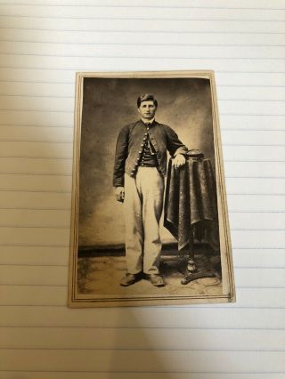 Civil War Era Cdv Of A Soldier From Pennsylvania
