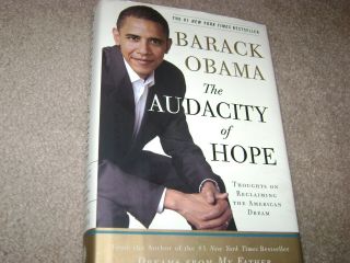 Barack Obama The Audacity Of Hope Signed 1st Edition HB Book 3