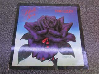 Thin Lizzy Black Rose Vinyl Lp 1979 1st Press On Vertigo R/out 1y/2y Ex,  Con
