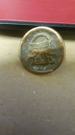 Rare Civil War Confederate Georgia Button