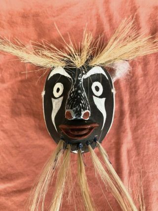 HAND CARVED PAINTED SONORA TUCSON ARIZONA YAQUI INDIAN PASCOLA DANCE MASK 2