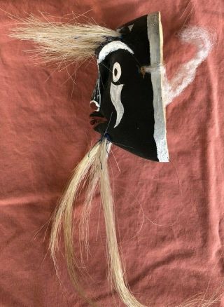 HAND CARVED PAINTED SONORA TUCSON ARIZONA YAQUI INDIAN PASCOLA DANCE MASK 3