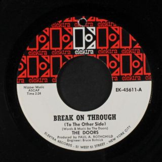 Doors: Break On Through / End Of The Night 45 (co,  Close To M -)