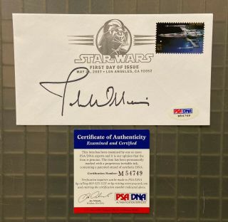 John Williams Film Score Composer Signed Star Wars First Day Cover Psa/dna
