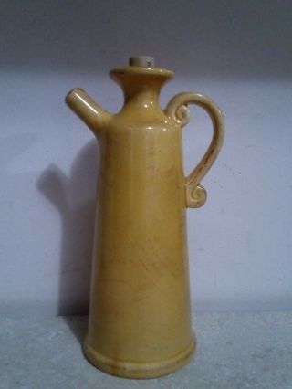 Collectable - Toscana Gold Tea Pot Glass Bottle Hand Painted - Pier 1 - Italy