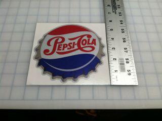 Coca Cola Pepsi Cola Decal Soda Cap Sticker 9 "