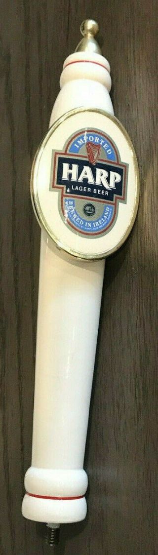Vintage Harp Lager Beer Tap Handle 12 Inches Tall