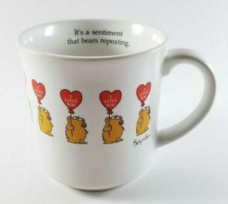 Sandra Boynton Coffee Tea Mug I Love You Bears Recycled Paper Products