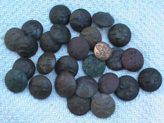 26 Authentic Civil War Eagle Coat Buttons Dug From A Confederate Camp In S.  C.