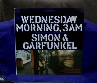 Simon & Garfunkel Very Rare Lp Wednesday Morning 3 A.  M.  1964 Usa1stpress