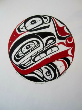 Northwest Coast Art - Tlingit Circle Transformation - Painting