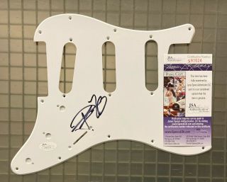 Billie Joe Armstrong Green Day Signed Autograph Strat Guitar Pickguard Jsa