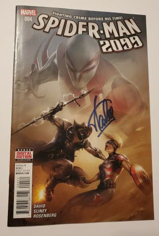 Stan Lee Signed Autographed Spider - Man 2099 004 Marvel 2016