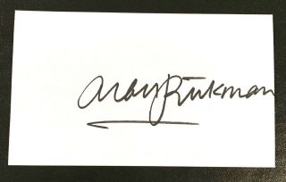 Alan Rickman Legendary Actor Signed Autograph 3x5 Index Card Harry Potter
