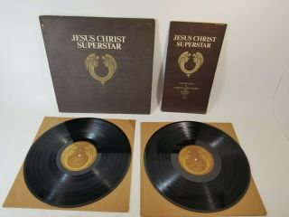 Jesus Christ Superstar Record Double Lp Vinyl Album With Book Decca Records 2