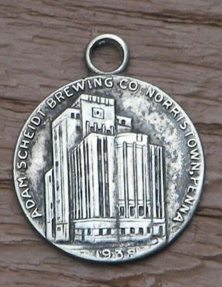Adam Scheidt Brewing Co. ,  Norristown,  Penn.  Valley Forge Beer 1938 Medal Token