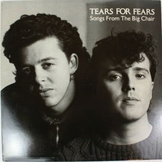 Tears For Fears Songs From The Big Chair Lp 1985 Vinyl Nm/vg,  Electronic Synth