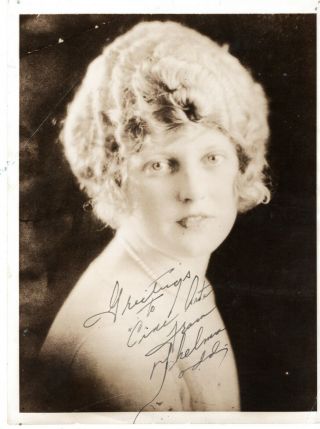 Tragic American Actress,  Comedian Thelma Todd,  Rare Signed Vintage Studio Photo