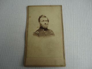 Civil War Cdv Photograph - Ulysses S.  Grant - E.  Anthony From Brady Negative