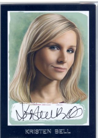 Heroes 258 West Authentic Limited Edition Autograph Kristen Bell 014