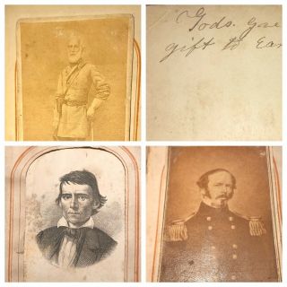 Civil War CDV Album Leather Case 2