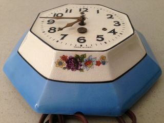 Vintage Miller E.  Ingraham Co Patrician Electric Kitchen Corded Wall Clock 2