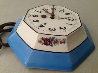 Vintage Miller E.  Ingraham Co Patrician Electric Kitchen Corded Wall Clock 3