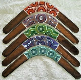 Returning Boomerang | Dot Art | Choose Your Colour | Left/right Handed Throwing