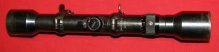 Vintage german rifle scope HENSOLDT DIALYTAN 4X / TOP scope for 98K 3
