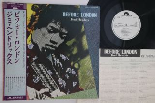 Lp Jimi Hendrix Before London 28mm0059 Polydor Japan Vinyl Obi Promo