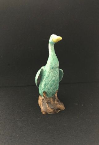 Vintage Export Porcelain Chinese Mudman Duck or Goose Figure Figurine 2