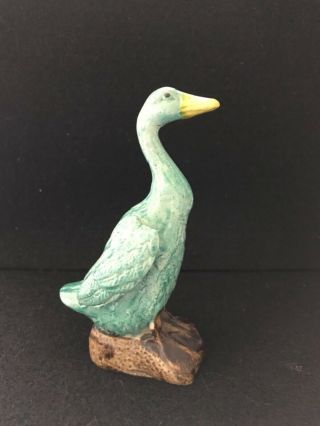 Vintage Export Porcelain Chinese Mudman Duck or Goose Figure Figurine 3