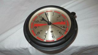 Chelsea Vintage Ships Radio Room Clock 6 " Dial Great