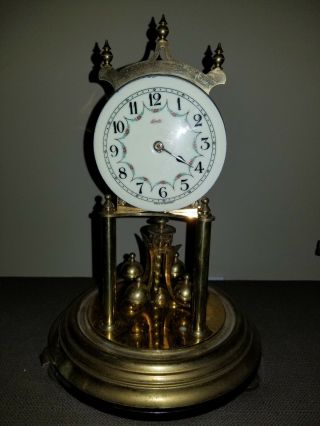 Vintage Kundo Kieninger & Obergfell Brass Anniversary 400 Day Clock Parts