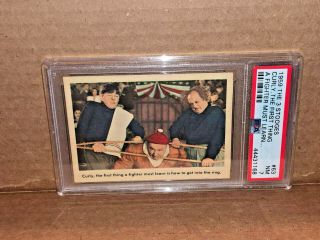 1959 Fleer The 3 Stooges Curly The First Thing A Fighter Must Learn 63 Psa 7