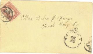 Civil War Soldier Letter & Cover - Castle Williams Ny 1863 3