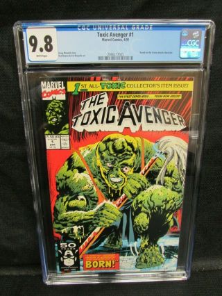 Toxic Avenger 1 (1991) Marvel Key 1st Issue Cgc 9.  8 U264