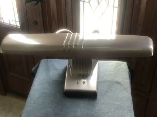 Vintage Dazor 1000 Airplane Wing Machine Industrial Metal Gooseneck Desk Lamp