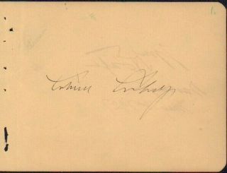 William H Taft and Calvin Coolidge signatures on page Autographs US Presidents 2