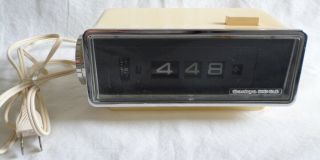 Vintage Sankyo Digiglo Flip Clock Alarm Model 501 Tokyo Japan