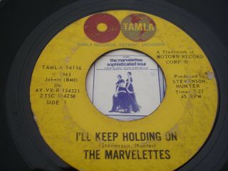 Motown / Northern Soul 45 = The Marvelettes = I 